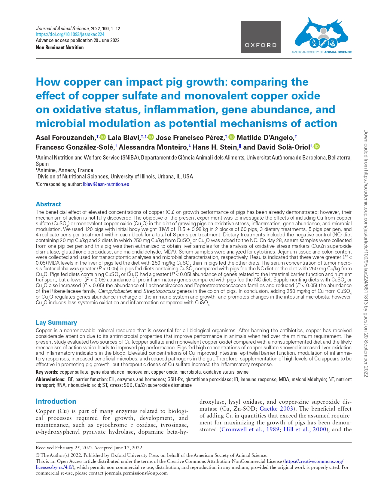 👉 How copper can impact pig growth